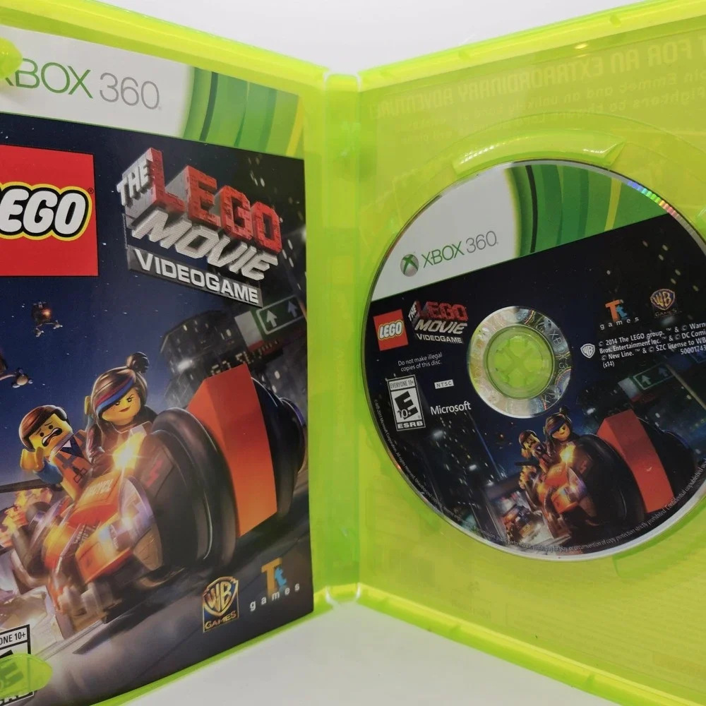 The LEGO Movie‎ Videogame Xbox 360 Complete CIB Working WB Games